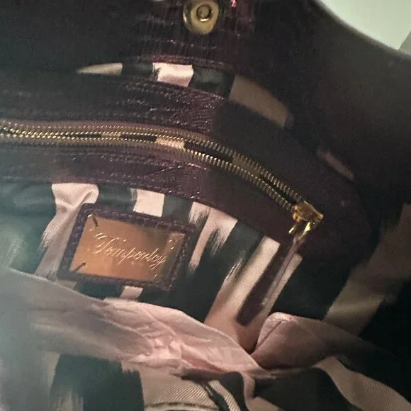 Temperley London Metallic Plum Embossed Leather Chain Shoulder Bag NWOT - Picture 13 of 16